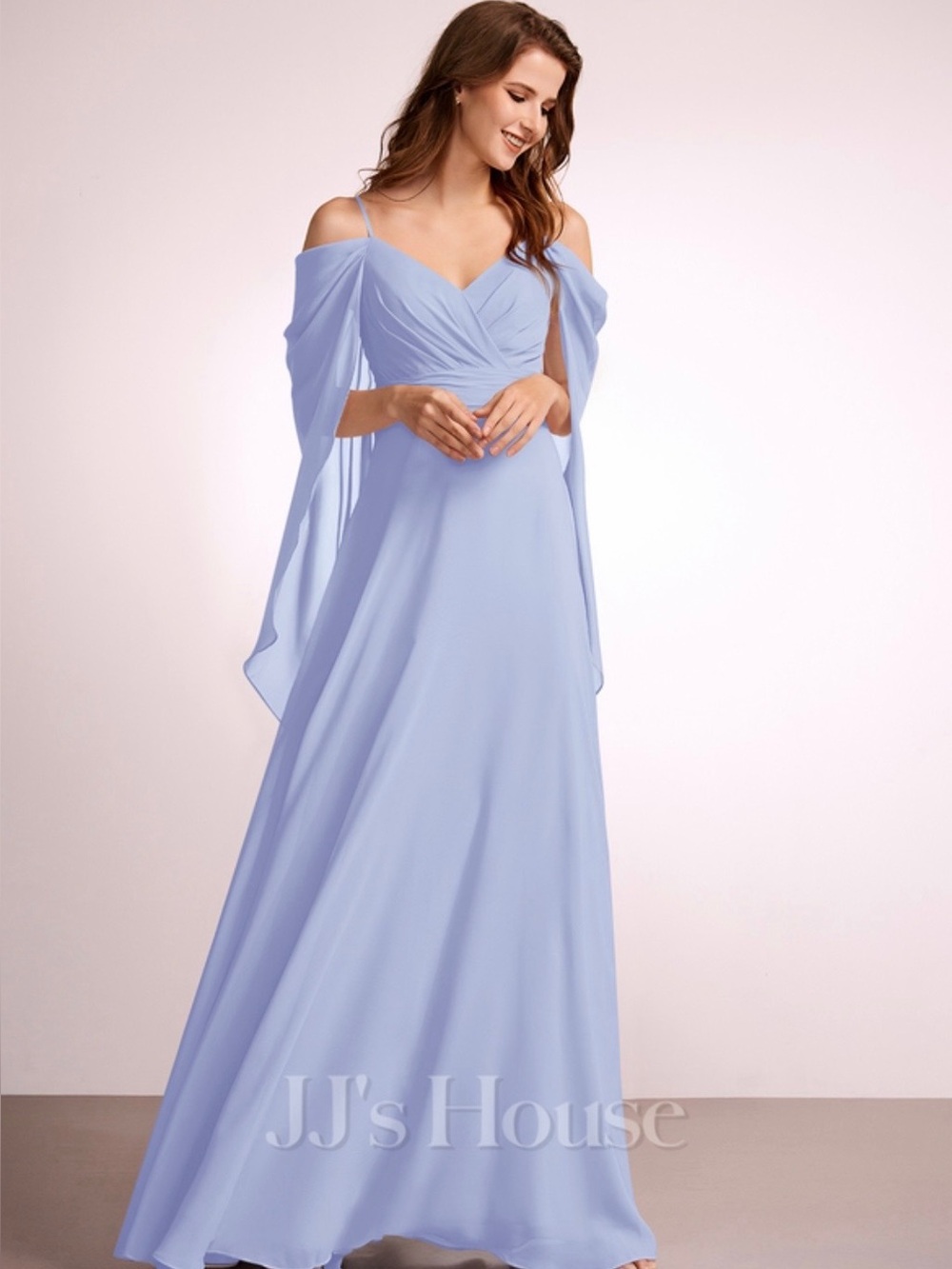 JJ’s House Melea A-Line Chiffon Bridesmaid’s Dress